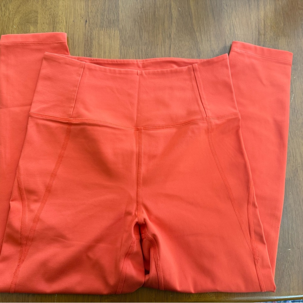 Vibrant Orange Leggings - never worn - Picture 2 of 3